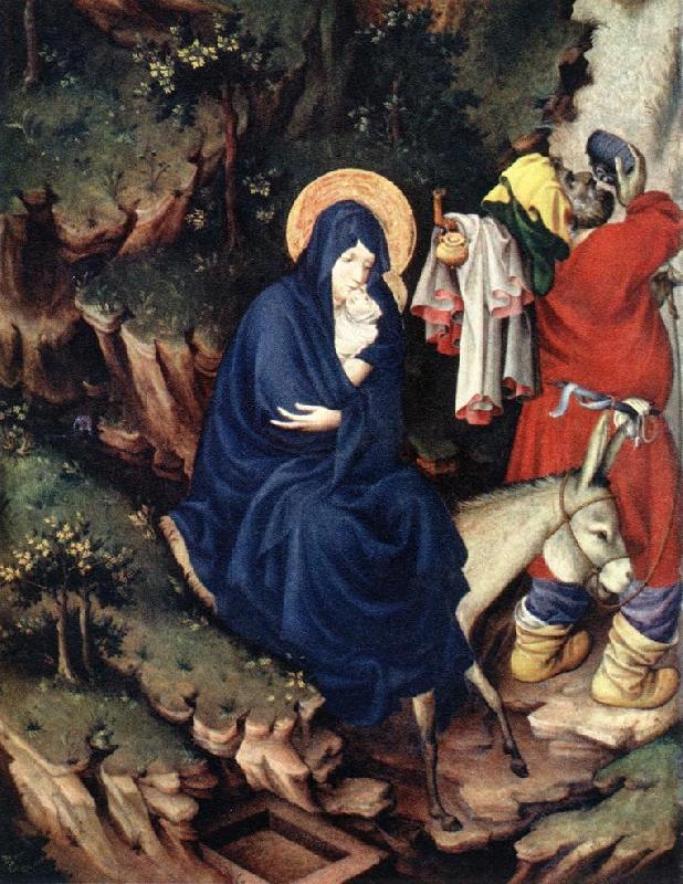 BROEDERLAM, Melchior The Flight into Egypt vcd oil painting image